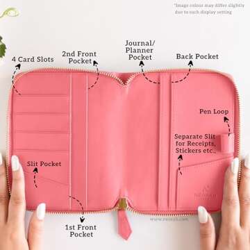NEORAH — A6 Travel Journal Notebook Organiser Compendium SLEEVE + Journal - [ DOTGRID JOURNAL INCL...