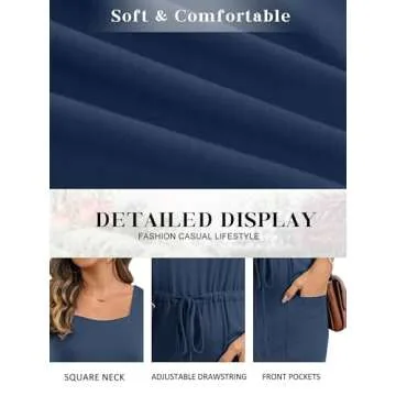 UEAL Women's Beach Mini Dress – Stylish Comfort for Summer