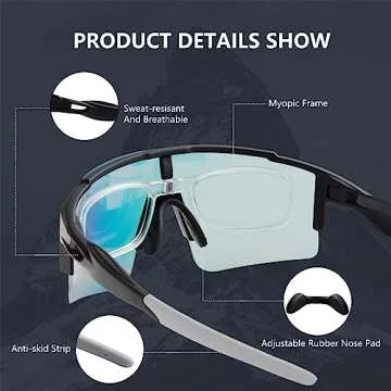 OULAIQI Polarized Sunglasses for Outdoor Adventures