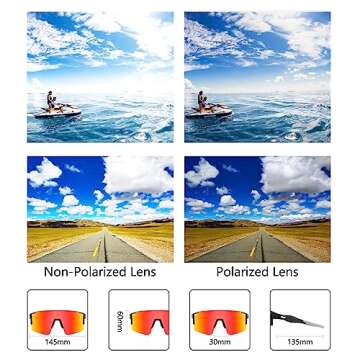 OULAIQI Polarized Sunglasses for Outdoor Adventures