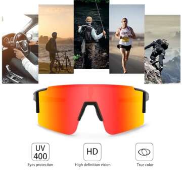 OULAIQI Polarized Sunglasses for Outdoor Adventures