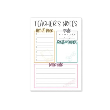 Essential Teacher Notepad for Organized Classrooms