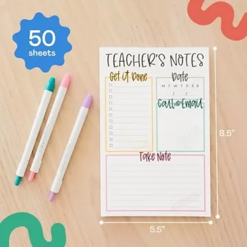 Essential Teacher Notepad for Organized Classrooms