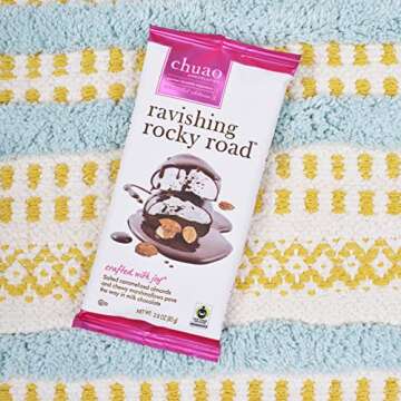 Chuao Artisan Milk Chocolate Almond Marshmallow Bars - 3 Pack