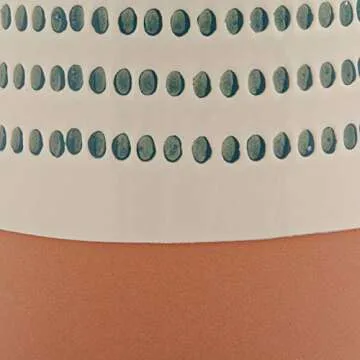 Amazon Brand – Rivet Modern Cylinder Stoneware Watering Can Vase Set - Pack of 2, Multicolor