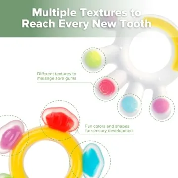 Haakaa Silicone Baby Teether Set - Safe & Soft Teething Toy