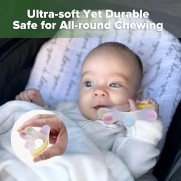 Haakaa Silicone Baby Teether Set - Safe & Soft Teething Toy