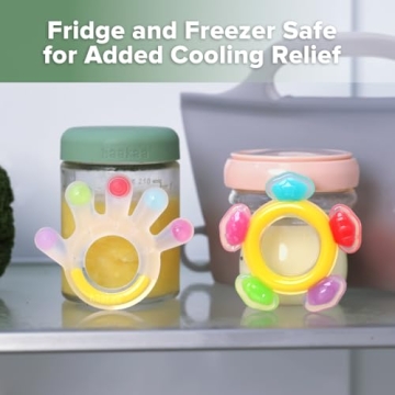 Haakaa Silicone Baby Teether Set - Safe & Soft Teething Toy