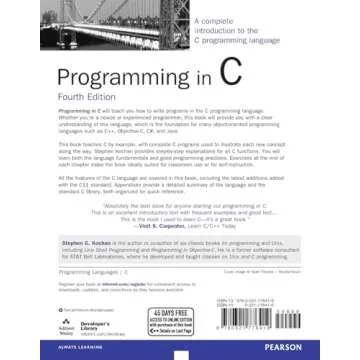 Programming in C - Comprehensive Guide for Aspiring Developers