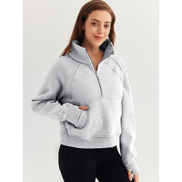 Stylish WYNNQUE Women's Half Zip Pullover for Comfort