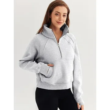 Stylish WYNNQUE Women's Half Zip Pullover for Comfort
