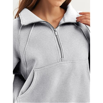 Stylish WYNNQUE Women's Half Zip Pullover for Comfort