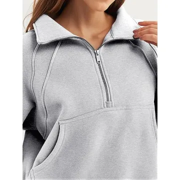 Stylish WYNNQUE Women's Half Zip Pullover for Comfort
