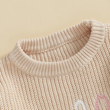 Gingerbread Man Baby Christmas Sweater for Infants