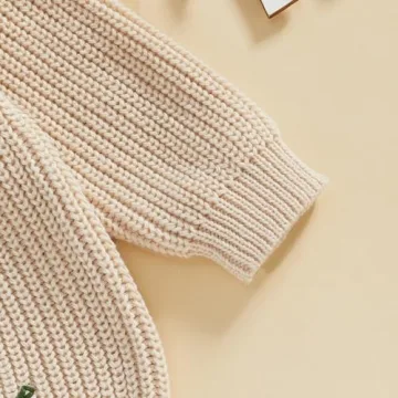 Gingerbread Man Baby Christmas Sweater for Infants