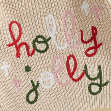 Gingerbread Man Baby Christmas Sweater for Infants