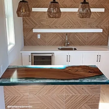 Deep Pour Epoxy Resin Liquid Glass 1.5 Gallon Kit