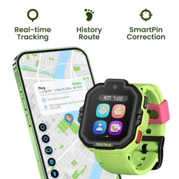TickTalk5 Kids Smart Watch with GPS Tracker and Calls