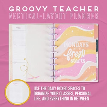 Happy Planner 12-Month Academic Planner for Teachers Students