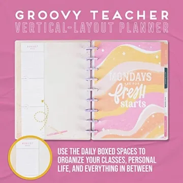Happy Planner 12-Month Academic Planner for Teachers Students