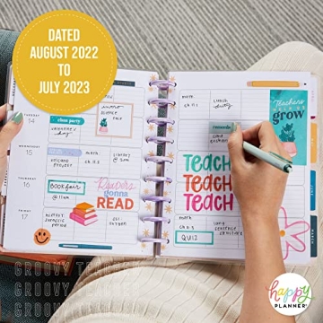 Happy Planner 12-Month Academic Planner for Teachers Students