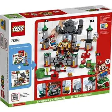LEGO Super Mario Bowser's Castle Boss Battle Expansion Set 71369 Building Kit; Collectible Toy for Kids to Customize Their Super Mario Starter Course (71360) Playset (1,010 Pieces)