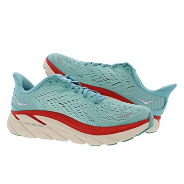 HOKA ONE ONE Clifton 8 Women's Shoes - Aquarelle/Eggshell Blue