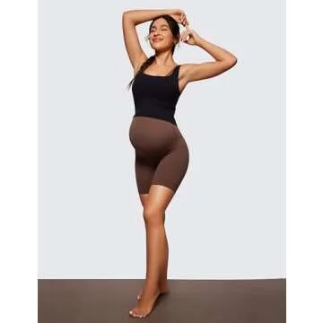 Shop CRZ YOGA Maternity Biker Shorts - Soft & Stretchy