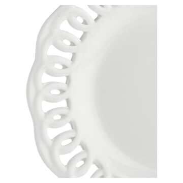 Elegant La Porcellana Firenze Carved Plate Gift