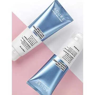 ACURE Wave & Curl Color Wellness Shampoo | 100% Vegan | Performance Driven Hair Care | Blue Tansy & Sunflower Seed Extract - Ultra-Conditioning For Wavy & Curly Color Treated Hair | 8 Fl Oz