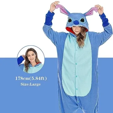 Blue Animal Onesie for Adults - NAITOKE Cosplay Costume