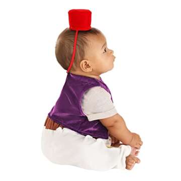 Fun Costumes Disney Infant Aladdin Halloween Costume, for Babies 6/9 Months