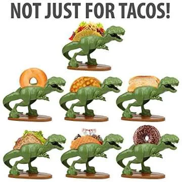 Tacosaurus Dinosaur Taco Holder for Fun Dining