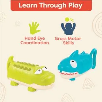 B. toys- Splishin’ Splash Animal Water Squirts Duo Pack – Summer & Water Toys for Kids- 18 months +