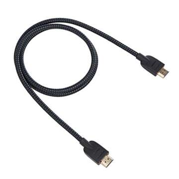 Amazon Basics HDMI Cable 3ft for 4K Streaming Performance