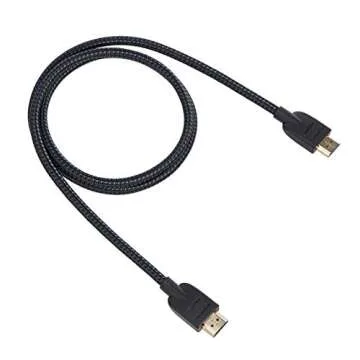 Amazon Basics HDMI Cable 3ft for 4K Streaming Performance