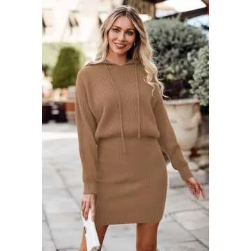 PRETTYGARDEN Women's Chic Winter Sweater Dress 2024