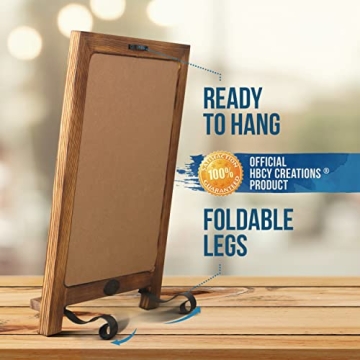 HBCY Creations Rustic Tabletop Chalkboard - 9.5 x 14 Inches