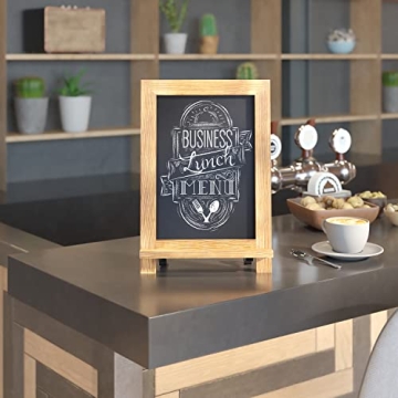 HBCY Creations Rustic Tabletop Chalkboard - 9.5 x 14 Inches