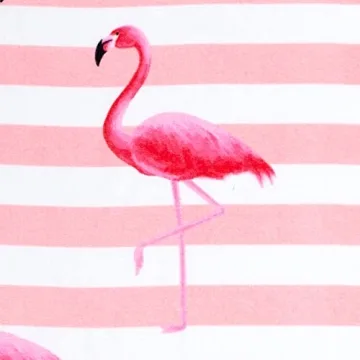 Sun Sprouts Kids Beach Towel Flamingo Pattern - 100% Cotton