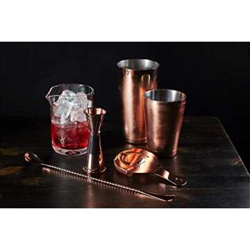 Exquisite Cocktail Kingdom® Essential Cocktail Set - Copper