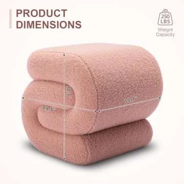 Lyon Sence Modern Footstool - Stylish Comfort for Any Room