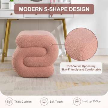 Lyon Sence Modern Footstool - Stylish Comfort for Any Room