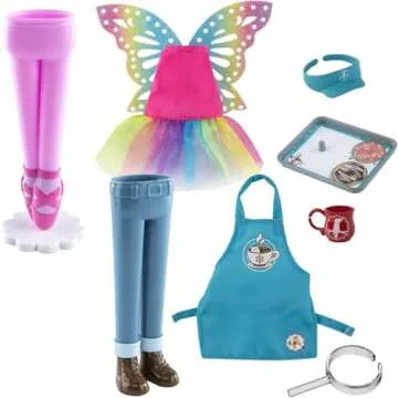 The Elf on the Shelf Magi-Freez Bundle: Rainbow Snow Pixie and Cocoa to Go Outfits - Scout Elves Sold Separately