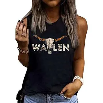 Stylish Western Country Music Tank Top for Women