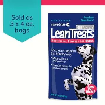 Covetrus Nutrisential Lean Treats for Dogs - Soft Dog Treats for Small, Medium & Large Dogs - Nutrit...