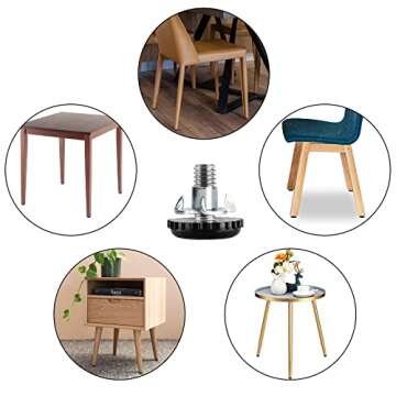 Anwenk Stainless Steel Leveling Feet for Outdoor Furniture