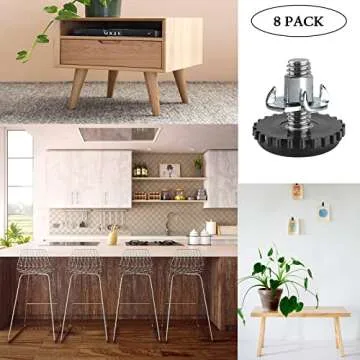 Anwenk Stainless Steel Leveling Feet for Outdoor Furniture