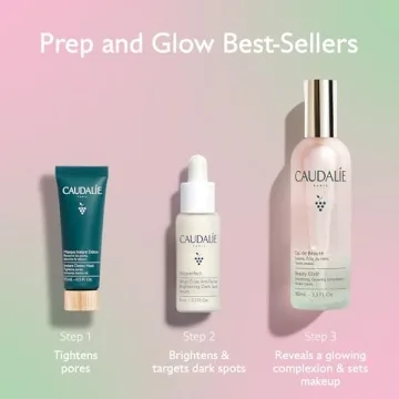 Caudalie Prep & Glow Skin Care Set - Luxury Trio Unleashed