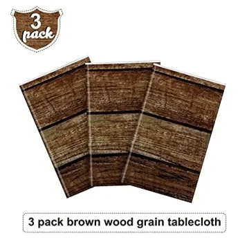 Irenare Rustic Plastic Table Covers for Memorable Events